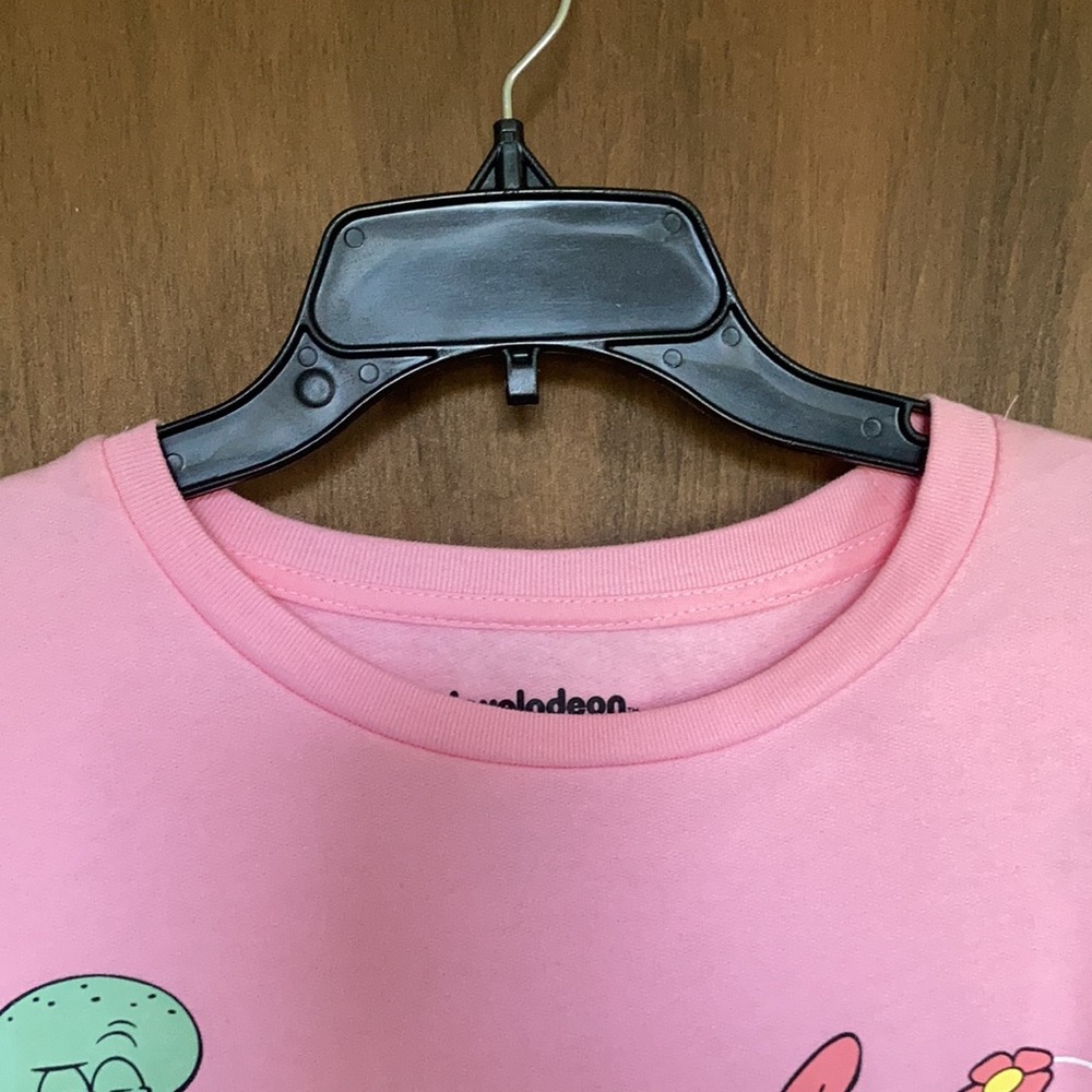 Nickelodeon Spongebob and friends pull over sweatshirt pink XL jrs - Picture 10 of 16